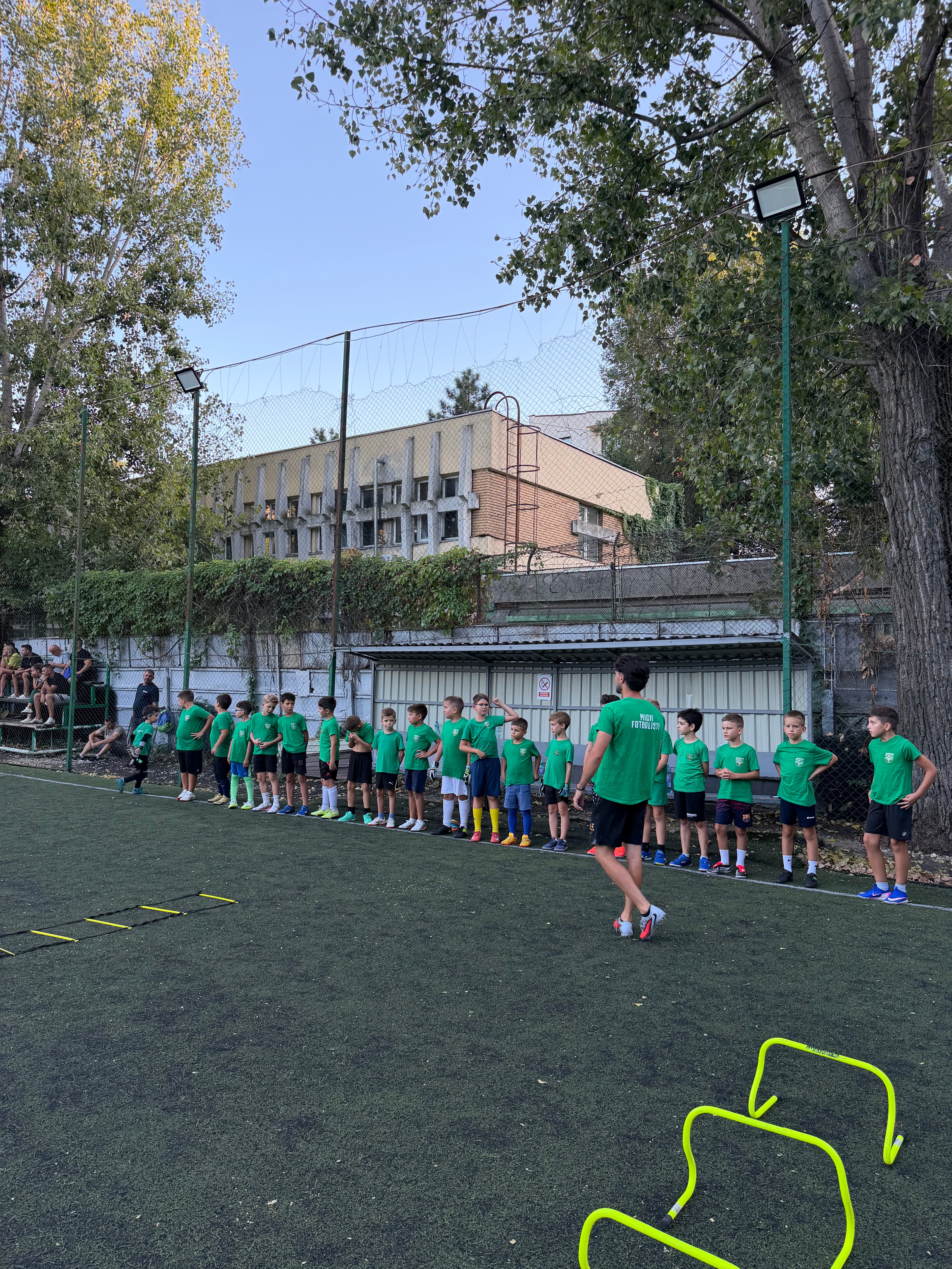 Grupă, înainte de antrenament